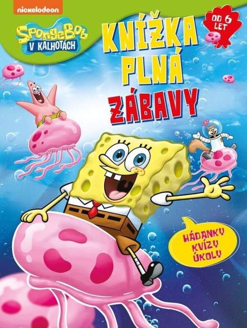 EGMONT SpongeBob Knížka plná zábavy: Hádanky, kvízy, úkoly