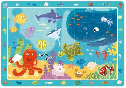 TM Toys Dodo Puzzle s hledáním obrázků Oceán 80 dílků
