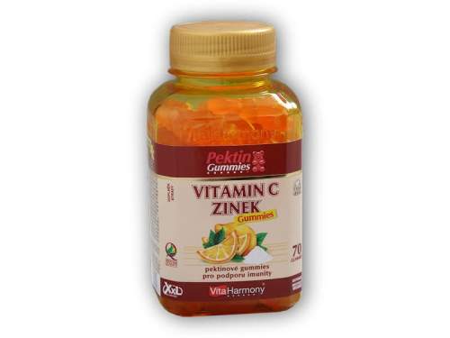 VITAHARMONY XXL Vitamin C + zinek 70 gummies