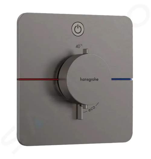 Hansgrohe ShowerSelect Comfort Termostatická baterie pod omítku, kartáčovaný černý chrom 15581340