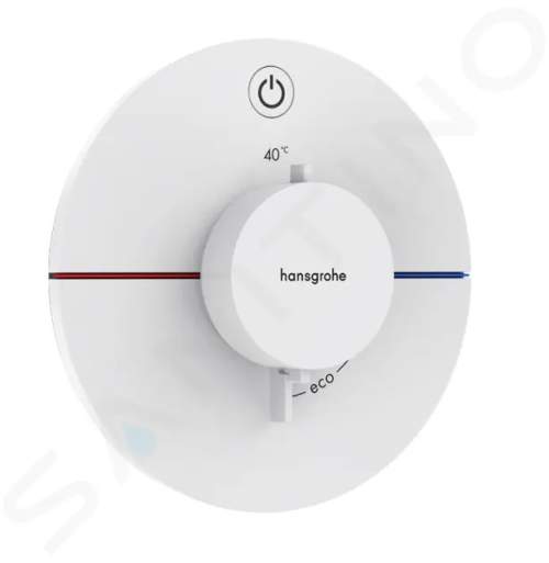 Hansgrohe ShowerSelect Comfort Termostatická baterie pod omítku, matná bílá 15553700
