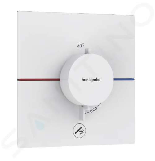 Hansgrohe ShowerSelect Comfort Termostatická baterie pod omítku, matná bílá 15575700