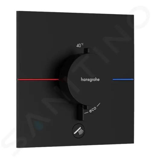Hansgrohe ShowerSelect Comfort Termostatická baterie pod omítku, matná černá 15575670