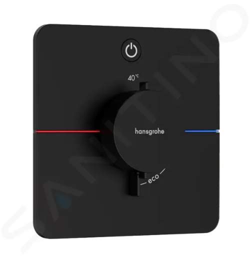 Hansgrohe ShowerSelect Comfort Termostatická baterie pod omítku, matná černá 15581670