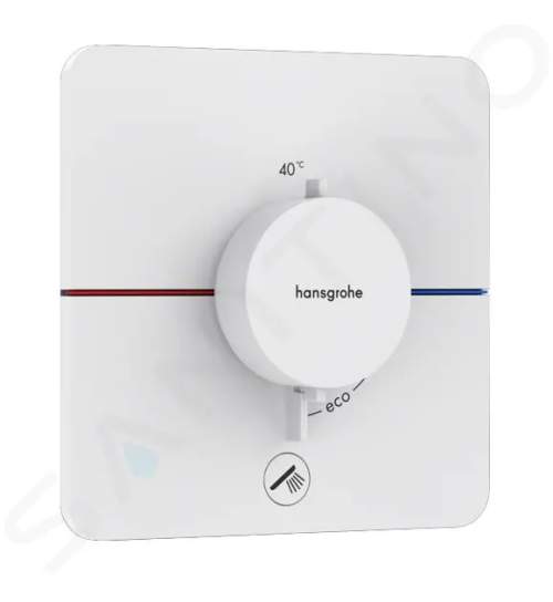 Hansgrohe ShowerSelect Comfort Termostatická baterie pod omítku, matná bílá 15589700