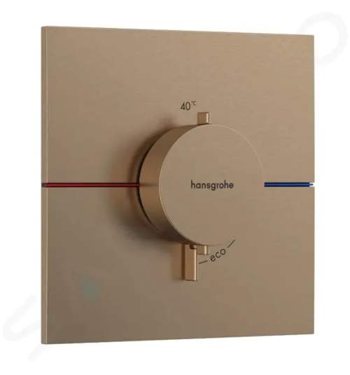 Hansgrohe ShowerSelect Comfort Termostatická baterie pod omítku, kartáčovaný bronz 15574140