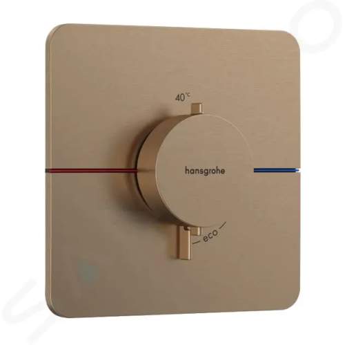 Hansgrohe ShowerSelect Comfort Termostatická baterie pod omítku, kartáčovaný bronz 15588140