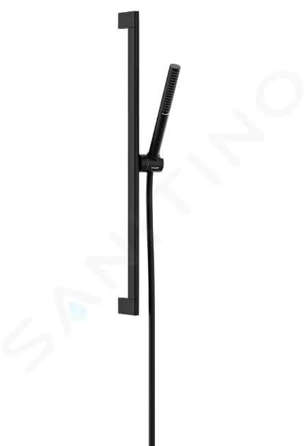 Hansgrohe Pulsify S Set sprchové hlavice, tyče a hadice, EcoSmart+, matná černá 24383670