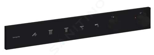 Hansgrohe RainSelect Termostatická baterie pod omítku, pro 5 spotřebičů, matná černá 15384670