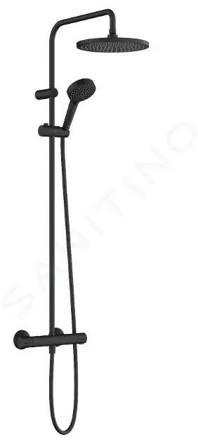 Hansgrohe Vernis Blend Sprchový set Showerpipe 240 s termostatem, 2 proudy, EcoSmart, matná černá 26428670