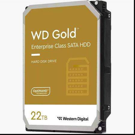 WD Gold WD221KRYZ - Pevný disk - Enterprise - 22 TB - interní - 3.5" - SATA 6Gb/s - 7200 ot/min. - vyrovnávací paměť: 512 MB