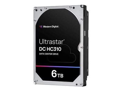 WD Ultrastar DC HC310 HUS726T6TAL5204 - Pevný disk - 6 TB - interní - 3.5" - SAS 12Gb/s - 7200 ot/min. - vyrovnávací paměť: 256 MB