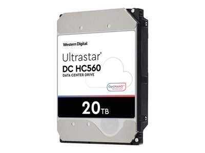 Western Digital Ultrastar® HDD 20TB (WUH722020BLE6L4) DC HC560 3.5in 26.1MM 512MB 7200RPM SATA 512E SE (GOLD) (0F38785)