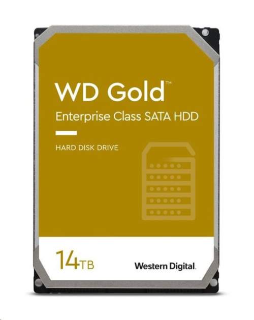 WD GOLD WD142KRYZ 14TB SATA/ 6Gb/s 512MB cache 7200 ot., CMR, Enterprise