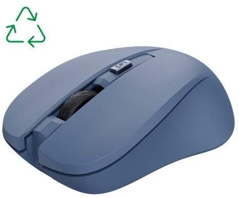 Trust Mydo Silent Click Wireless Mouse 25041 TRUST myš Mydo tichá bezdrátová myš, optická, USB, modrá