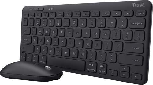 Trust Lyra Wireless Keyboard & Mouse Set 24843 TRUST set klávesnice + myš LYRA WL KEYBOARD & MOUSE US