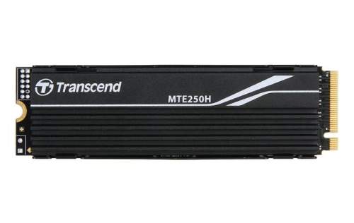 TRANSCEND MTE250H 2TB SSD disk M.2 2280, PCIe Gen4 x4 NVMe 1.4 (3D TLC), aluminium heatsink, 7100MB/s R, 6500MB/s W (TS2TMTE250H)