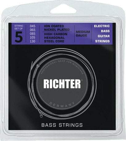 Richter Ion Coated Electric Bass 5 Strings 045-130