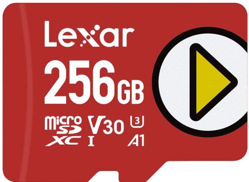 Lexar 256GB PLAY microSDXC™ UHS-I cards C10 A1 V30 U3