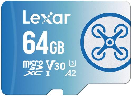 Lexar paměťová karta 64GB FLY High-Performance 1066x microSDXC™ UHS-I C10 A2 V30 U3