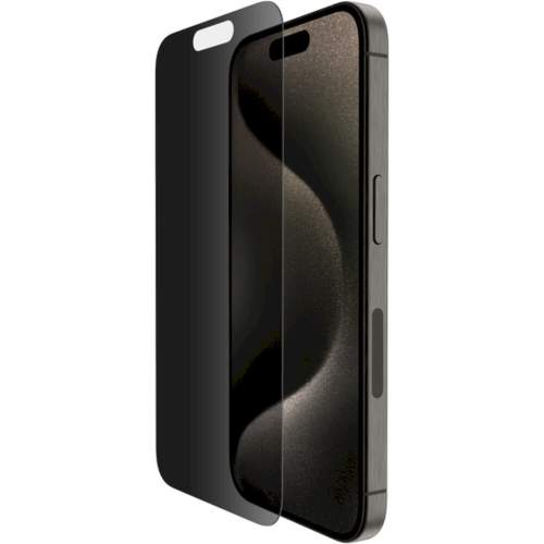 Belkin SCREENFORCE TemperedGlass Privacy Anti-Microbial sklo iPhone 15 Pro