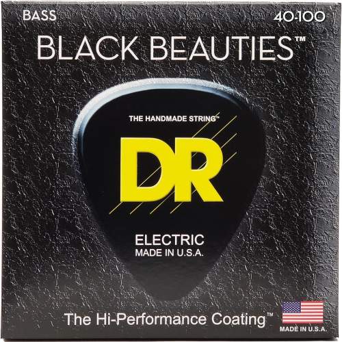 DR Strings Black Beauties BKB-40