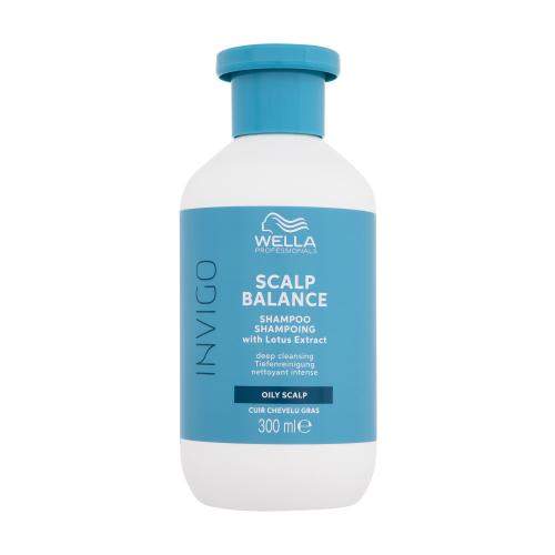 Wella Professionals Invigo Scalp Balance Oily Scalp Shampoo hloubkově čisticí šampon pro mastné vlasy 300 ml pro ženy