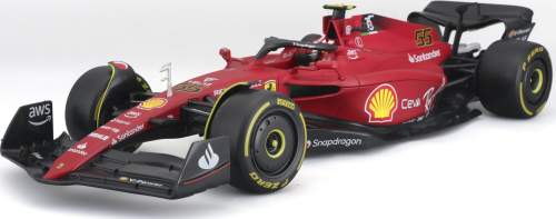Bburago 1:18 Formule F1 Ferrari Scuderia F1-75 2022 nr.55 Carlos Sainz