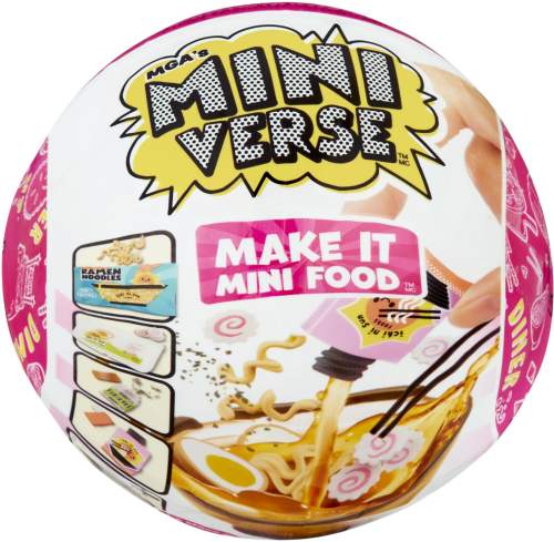 MGA Miniverse Make it Mini Food Diner překvapení míč