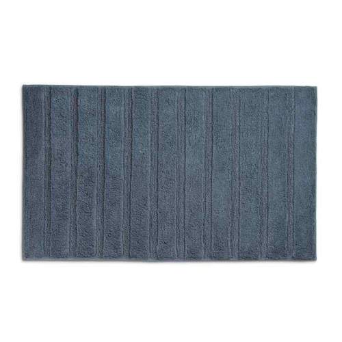 KELA Koupelnová předložka Megan 100% bavlna kouřově modrá 80,0x50,0x1,6cm KL-24701