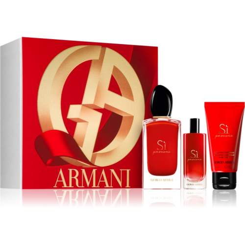Armani Sì parfémovaná voda 100 ml + parfémovaná voda 15 ml + parfémovaný balzám na tělo 50 ml