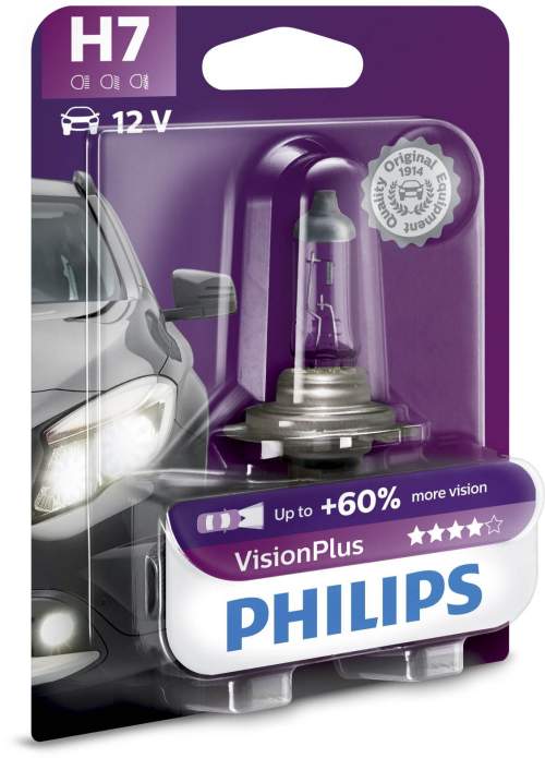 Philips H7 VisionPlus 12V 12972VPB1