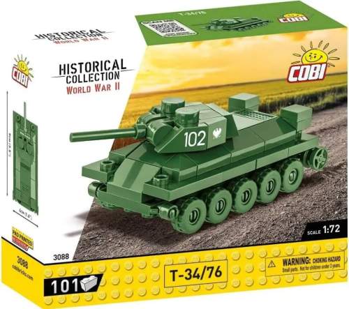 Cobi II WW Tank T-34/76, 1:72