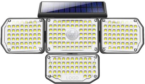 IMMAX CLOVER-2 Venkovní solární nástěnné LED osvětlení s externím solárním panelem