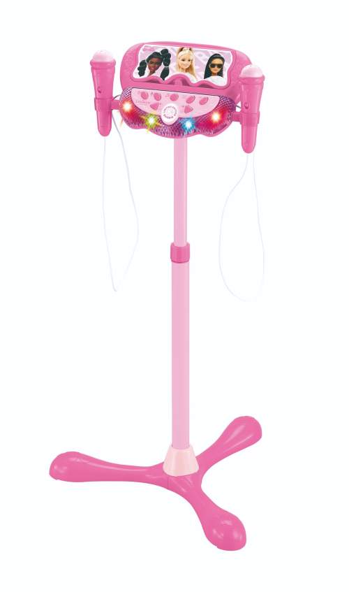 Lexibook Nastavitelný stojan s reproduktorem a 2 mikrofony Barbie