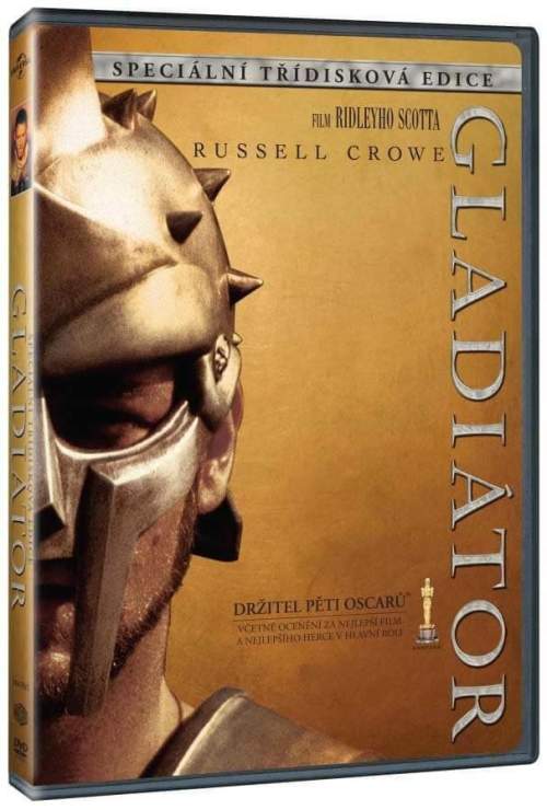 MAGICBOX Gladiátor (DVD + 2 DVD bonus) 3 disky