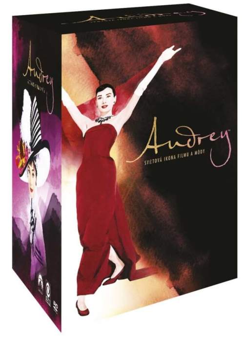 MAGICBOX Audrey Hepburn - světová ikona filmu a módy - kolekce 9 DVD