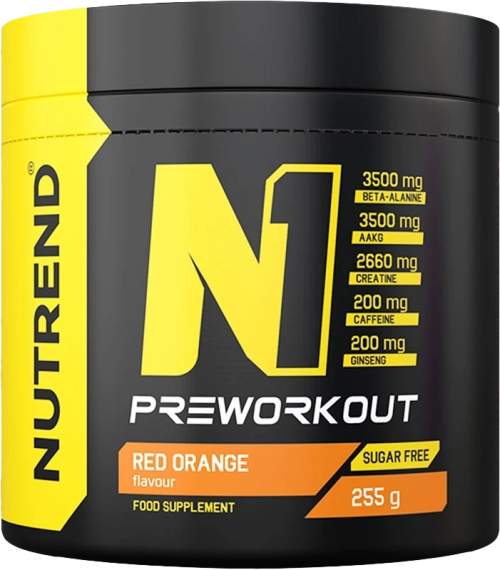 Nutrend N1 Pre-Workout 255 g tropical candy