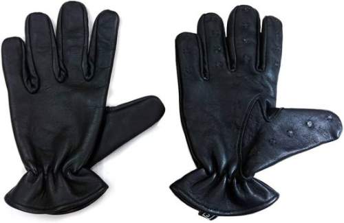 Kožené rukavice s kovovými hroty Vampire Gloves, M