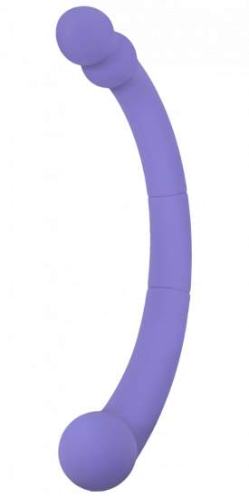 Good Vibes Only - Double End Vibrator Leah - Purple