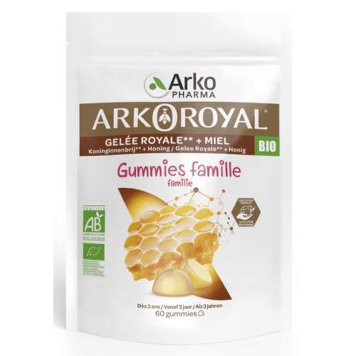 Arkopharma Arkoroyal Gellé Royal+miel Gum.bio 60ks