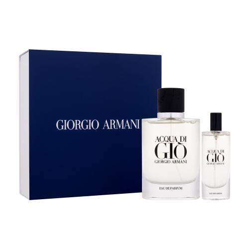 Armani Acqua di Gio Pour Homme parfémovaná voda plnitelná 75 ml + parfémovaná voda 15 ml