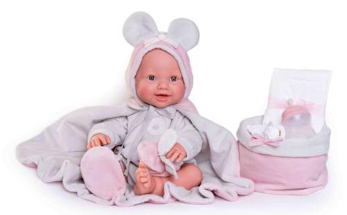 Rappa Antonio Juan -  MIA - mrkací a čůrající realistická panenka miminko - 42 cm
