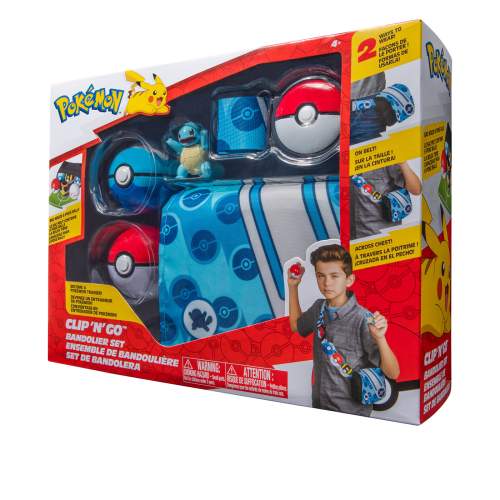 ORBICO Pokémon hračka Bandolier Set - Pikachu (taška, pásek, Pokéball, figurka) - trenérský set