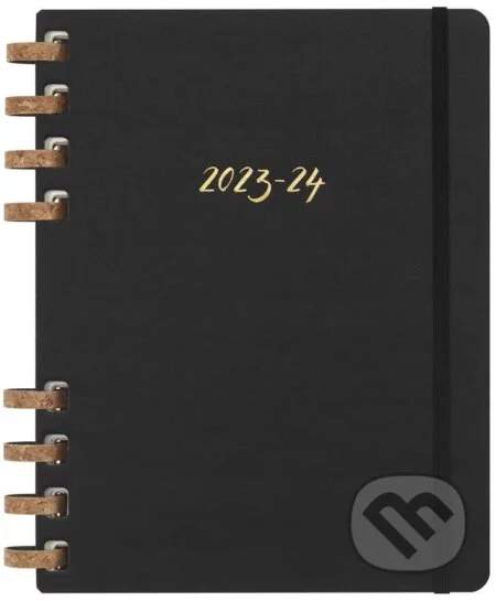 Moleskine Academic Spirálový plánovací zápisnik 2023-24 černý XL