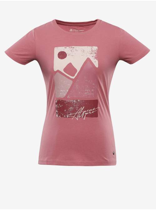 Alpine Pro triko dámské krátké GARIMA růžové XL