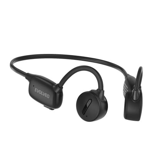 EVOLVEO BoneSwim Pro MP3 32GB, bezdrátová sluchátka na lícní kosti, černé (BSP-MP3-32GB-B)
