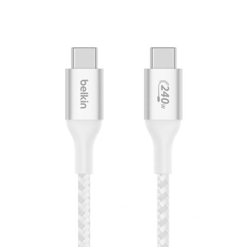 Belkin Boost charge USB-C kabel 240W 2m bílý