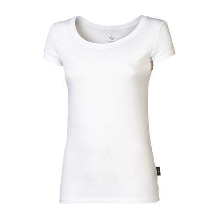 Progress Dámské bílé bambusové tričko ORIGINAL LITE, XL