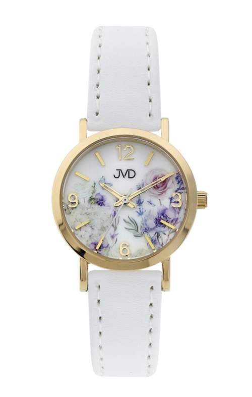 JVD Dívčí dětské ocelové zlacené náramkové hodinky J7184.12